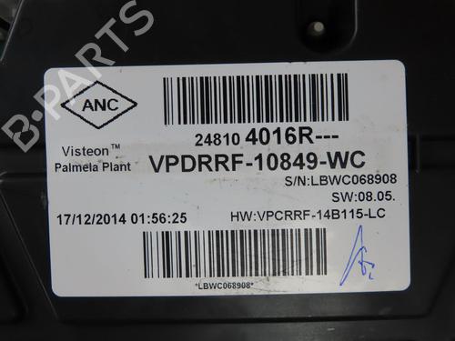 Instrument cluster RENAULT CAPTUR I (J5_, H5_) 0.9 TCe 90 | BP27976863C47