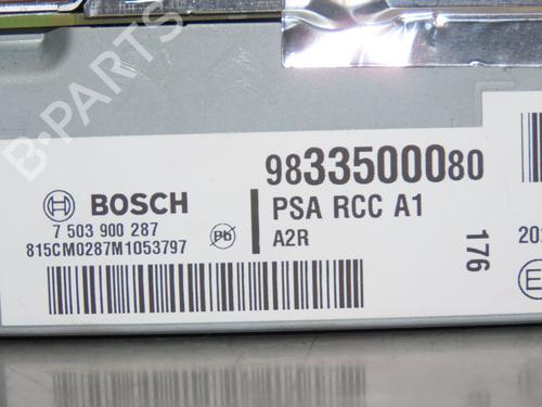 Radio CITROËN C3 III (SX) 1.2 PureTech 82 | BP30556628E6