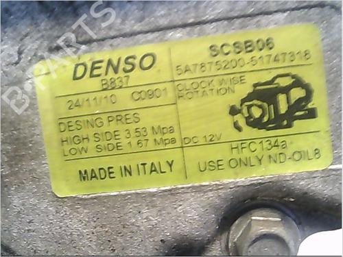 Used AC compressor FIAT 500 (312_) 0.9 (312AXG1A, 312.AXG11) (86 hp) 9405808