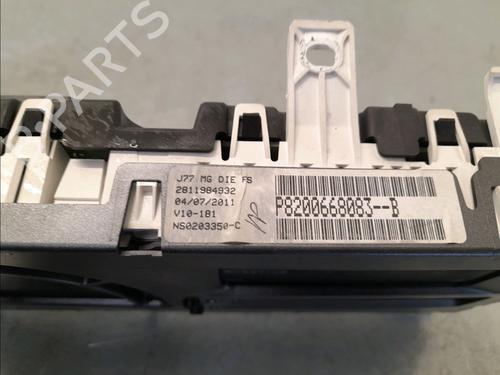 Used Instrument cluster Instrument cluster RENAULT MODUS / GRAND MODUS (F/JP0_) 1.5 dCi (FP0F, JP0F) (86 hp) 33417483 33417483