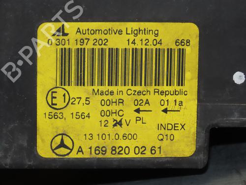 Used Right headlight MERCEDES-BENZ A-CLASS (W169) A 180 CDI (169.007, 169.307) (109 hp) 28593468