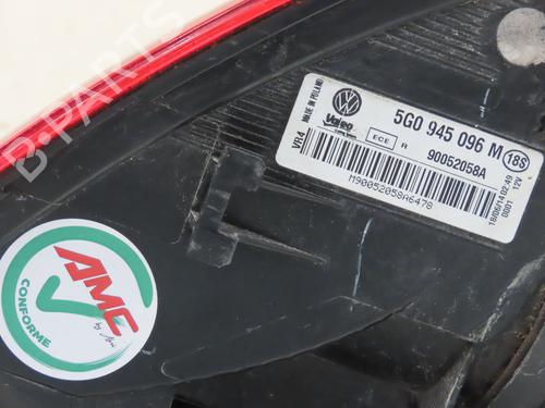 Right taillight VW GOLF VII (5G1, BQ1, BE1, BE2) 1.6 TDI | BP30188433C35 