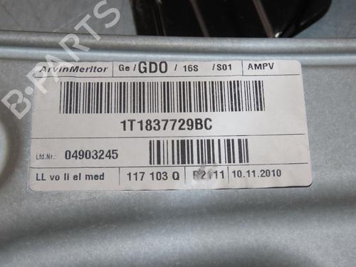 Front left window mechanism VW TOURAN (1T3) 1.6 TDI | BP25451179C22