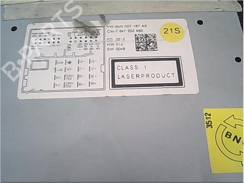 Radio VW POLO V (6R1, 6C1) 1.6 TDI | BP9407002E6