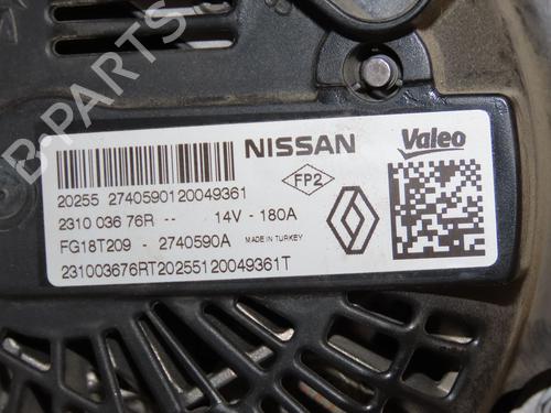 Alternator RENAULT CLIO V (B7_) 1.5 Blue dCi 85 (B7AG) | BP34048814M7 - Image 2