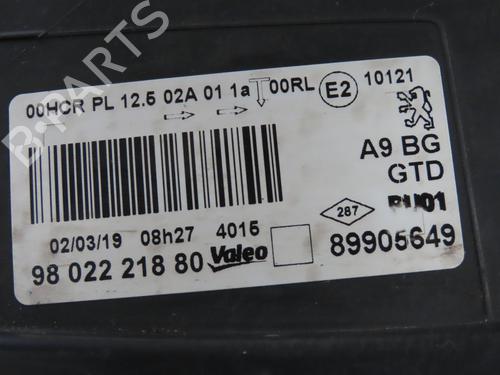 Left headlight PEUGEOT 208 I (CA_, CC_) 1.2 VTi 68 / PureTech 68 | BP27992249C28 