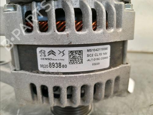 Used Alternator PEUGEOT 208 I (CA_, CC_) 1.5 BlueHDI 100 (102 hp) 15273174