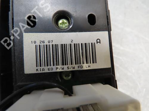 Used Left front window switch KIA CEE'D Hatchback (ED) 1.6 CRDi 90 (90 hp) 25207942