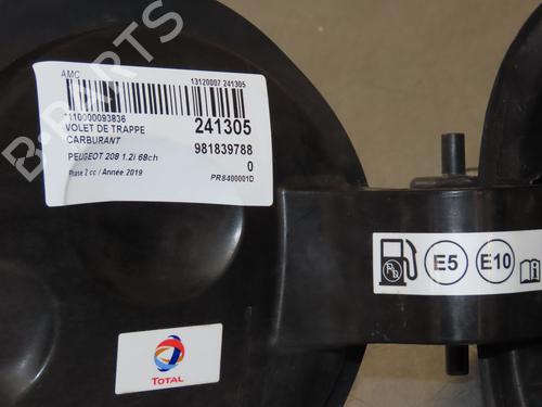 Fuel flap PEUGEOT 208 I (CA_, CC_) 1.2 VTi 68 / PureTech 68 | BP27811940C131 
