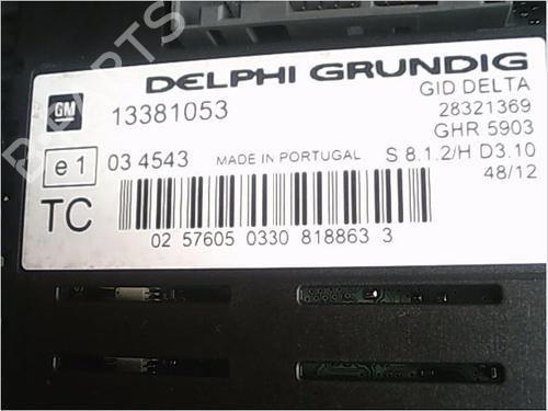 Used Display monitor OPEL ZAFIRA / ZAFIRA FAMILY B (A05) 1.7 CDTI (M75) (125 hp) 9406883