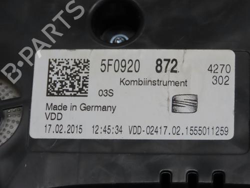 Instrument cluster SEAT LEON (5F1) 1.2 TSI | BP19133013C47 