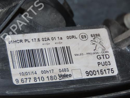 Left headlight PEUGEOT 2008 I (CU_) 1.6 HDi | BP29415060C28 