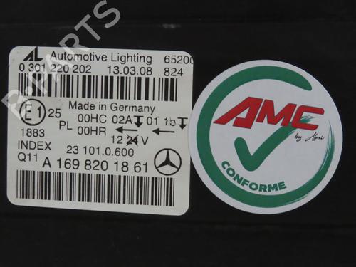 Right headlight MERCEDES-BENZ B-CLASS Sports Tourer (W245) B 180 CDI (245.207) | BP29441498C29 