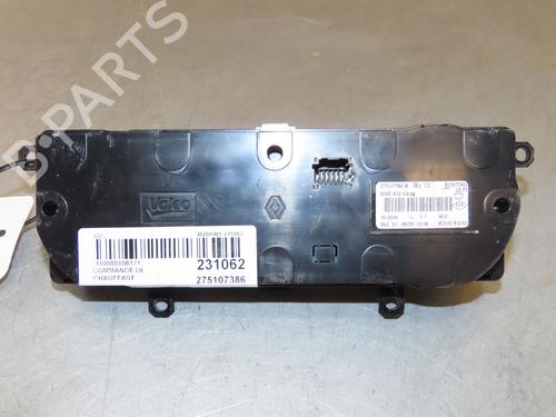Climate control RENAULT ZOE (BFM_) ZOE | BP29872252I5