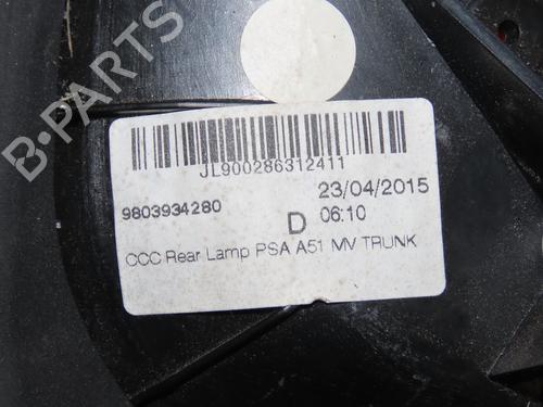 Feu de coffre droit CITROËN C3 II (SC_) 1.2 VTi 82 (82 hp) 22367831