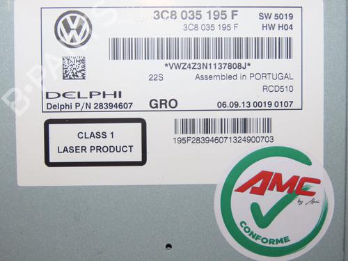 Radio VW POLO V (6R1, 6C1) 1.2 | BP31796590E6 