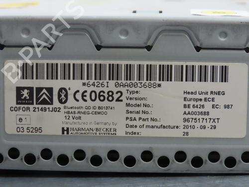 Radio PEUGEOT PARTNER Box Body/MPV 1.6 HDi | BP22366655E6 