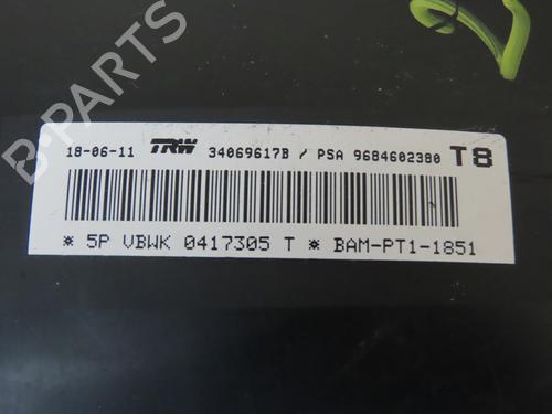 Høyre sete kollisjonspute PEUGEOT 3008 I MPV (0U_) 1.6 HDi | BP23158274C14 