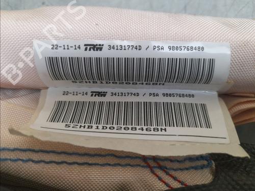 Used Right curtain airbag PEUGEOT 308 SW II (LC_, LJ_, LR_, LX_, L4_) 1.6 BlueHDi 120 (120 hp) 23158289