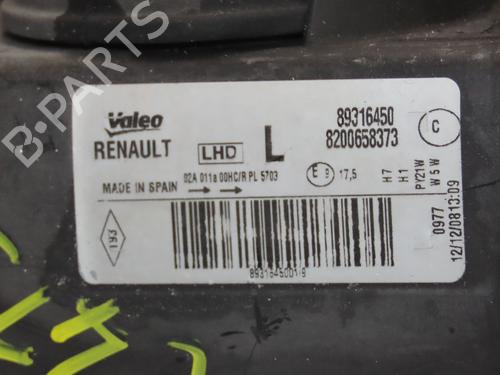 Venstre forlygte RENAULT MODUS / GRAND MODUS (F/JP0_) 1.2 (JP0C, JP0K, FP0C, FP0K, FP0P, JP0P, JP0T) (75 hp) 23086156