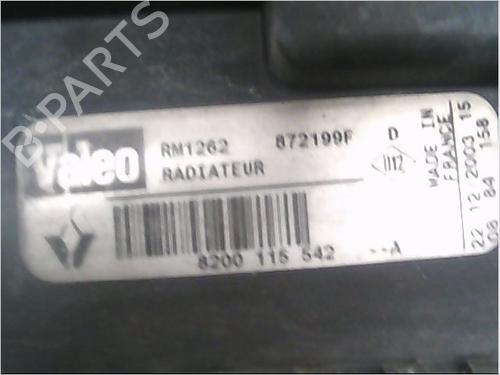 Used Water radiator RENAULT SCÉNIC II (JM0/1_) 1.5 dCi (JM1E, JM16) (106 hp) 23157908