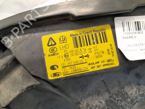 Venstre forlygte FORD FIESTA VI (CB1, CCN) 1.6 TDCi (95 hp) 29441499
