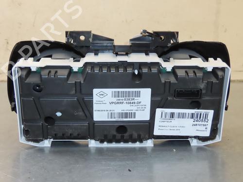 Instrument cluster RENAULT CLIO IV (BH_) 1.5 dCi 90 | BP22366580C47 
