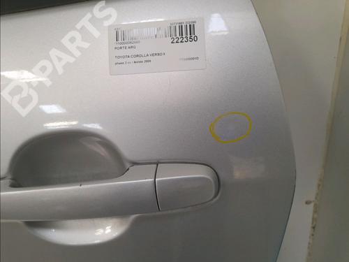 Left rear door TOYOTA COROLLA Verso (ZER_, ZZE12_, R1_) 2.2 D-4D (AUR10_, AUR10R) | BP11876388C4