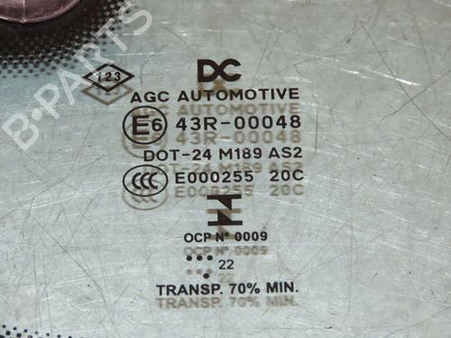 Rear right door window RENAULT TWINGO III (BCM_, BCA_) Z.E: (BCA1) | BP26145606C21 