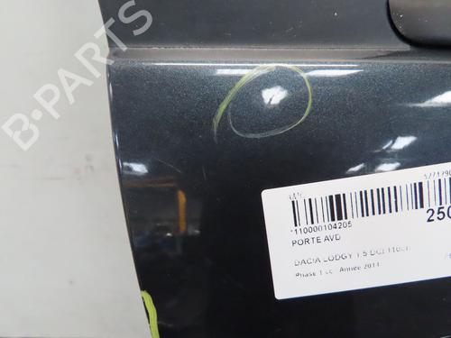 Right front door DACIA LODGY (JS_) 1.5 dCi (JSMC, JSAF) | BP29318631C3 