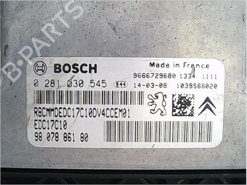 Engine control unit (ECU) CITROËN C3 II (SC_) 1.4 HDi 70 (SC8HZC, SC8HR0, SC8HP4) | BP9572544M57 