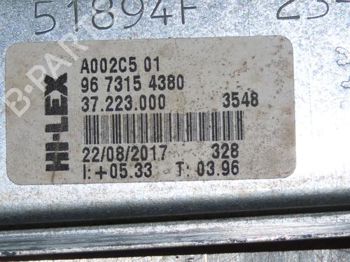 Used Front right window mechanism PEUGEOT 208 I (CA_, CC_) 1.2 VTI 82 (82 hp) 22366935