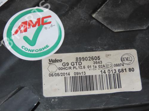 Left headlight CITROËN JUMPY II Van 2.0 HDi 125 | BP28526868C28 