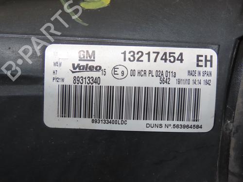 Right headlight OPEL CORSA D (S07) 1.3 CDTI (L08, L68) | BP19170627C29 