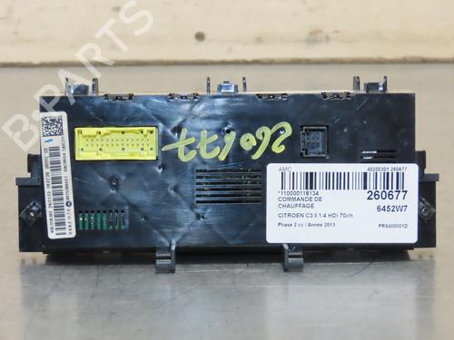 Climate control CITROËN C3 II (SC_) 1.4 HDi 70 (SC8HZC, SC8HR0, SC8HP4) | BP38713795I5 - Image 7