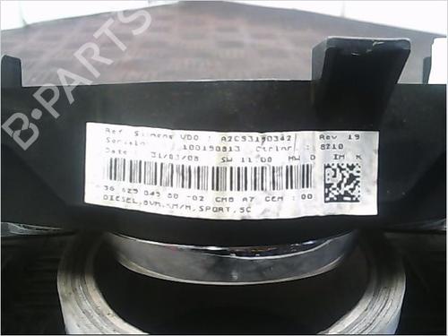 Used Instrument cluster PEUGEOT 207 (WA_, WC_) 1.6 HDi (90 hp) 9405067