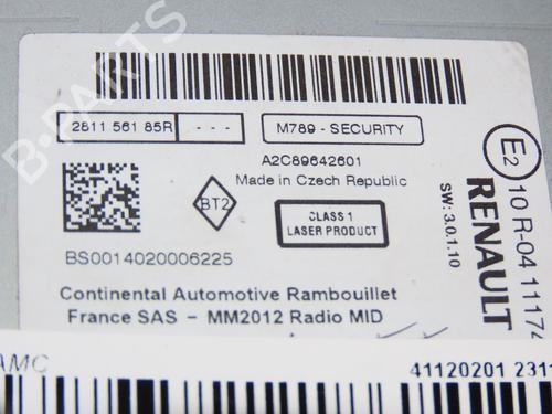 Radio RENAULT SCÉNIC III (JZ0/1_) 1.5 dCi | BP24344052E6 
