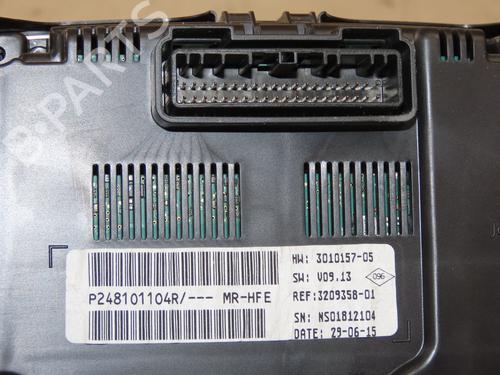 Instrument cluster RENAULT KADJAR (HA_, HL_) 1.6 dCi 130 (HLA4) | BP26404110C47 
