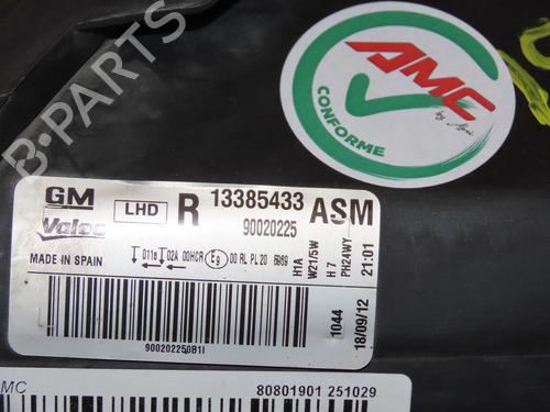 Right headlight OPEL CORSA D (S07) 1.4 (L08, L68) | BP29516779C29 