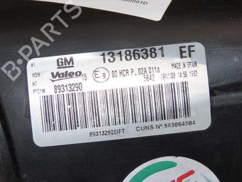 Left headlight OPEL CORSA D (S07) 1.3 CDTI (L08, L68) | BP26015056C28