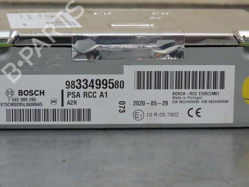Radio CITROËN C3 / C3 ORIGIN III (SX) 1.5 BlueHDi 100 (SXYHYP, SXYHTU) | BP27856797E6 