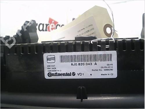 Climate control SEAT IBIZA IV (6J5, 6P1) 1.6 TDI | BP9407333I5 