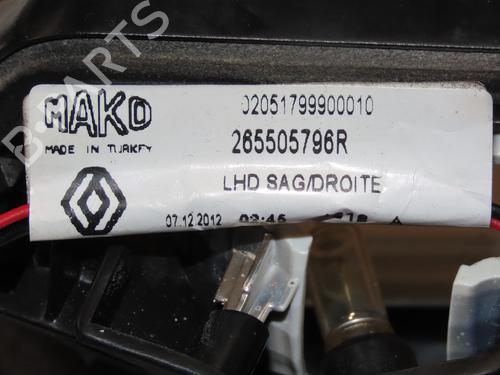 Right tailgate light RENAULT CLIO IV (BH_) 0.9 TCe 90 (BHNF, BHMA, BHMH, BHJK, BHJR) | BP22848421C80 