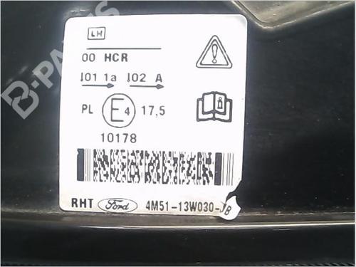 Left headlight FORD FOCUS II (DA_, HCP, DP) 2.0 | BP9408811C28 