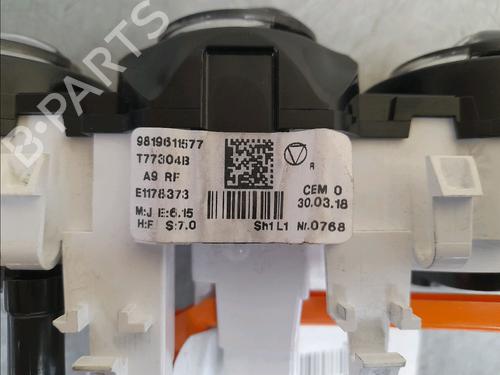Climate control PEUGEOT 208 I (CA_, CC_) 1.2 VTi 68 / PureTech 68 | BP15491880I5 