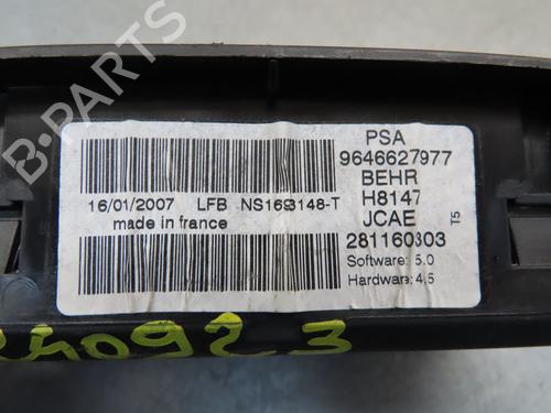 Climate control PEUGEOT 307 (3A/C) 1.6 | BP24919829I5 