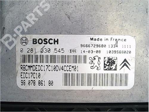 Engine control unit (ECU) CITROËN C3 II (SC_) 1.4 HDi 70 (SC8HZC, SC8HR0, SC8HP4) | BP9572544M57 