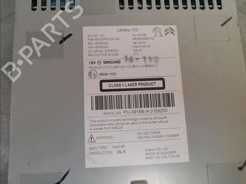 Radio PEUGEOT 308 II (LB_, LP_, LW_, LH_, L3_) 1.2 THP 110 | BP15545985E6 