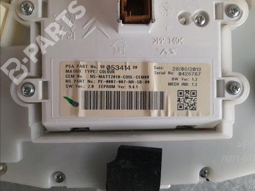 Instrument cluster PEUGEOT 208 I (CA_, CC_) 1.4 HDi | BP11992251C47