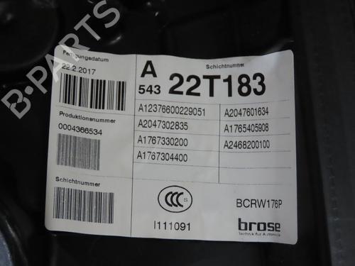 Rear right window mechanism MERCEDES-BENZ A-CLASS (W176) A 200 CDI / d 4-matic (176.002) | BP29047101C25